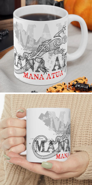 MANA ATUA - white mug