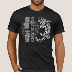 Tribal Gecko tattoo tshirt