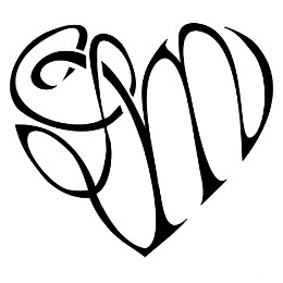 L+M heart tattoo