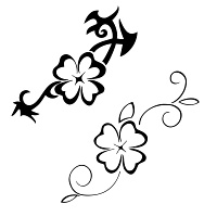 4-leaf clover tattoo