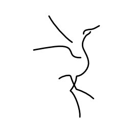 Minimals - Crane tattoo