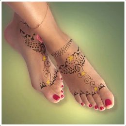 Top of foot tattoo