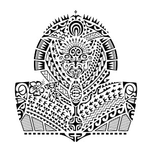 Toa nui tattoo: Great warrior