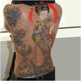 Geisha tattoo photo