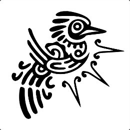 Mayan bird tattoo photo