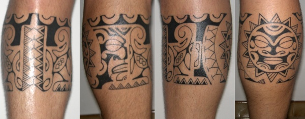 Alessio - Polynesian band tattoo