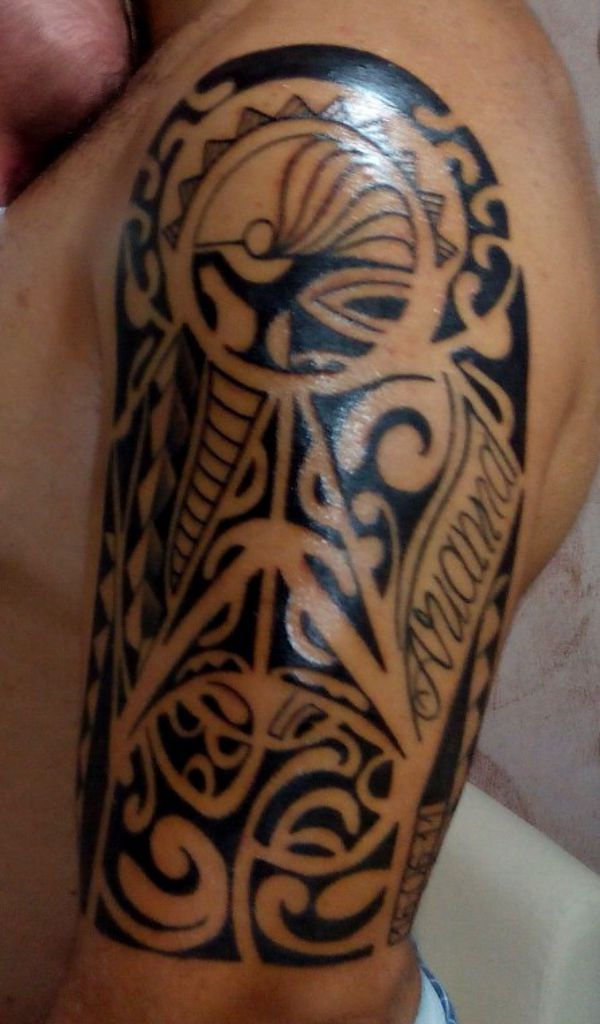 Alessio - Polynesian style tattoo photo