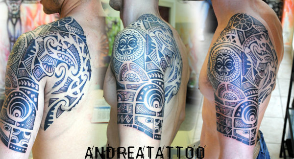 Angelo - Polynesian work tattoo