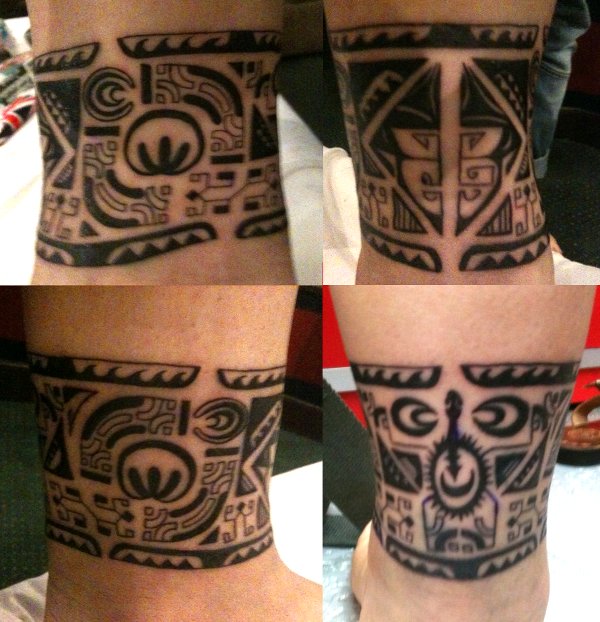 Anne - Marquesan ankle band tattoo