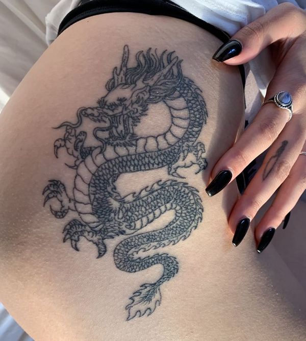 Asuncion - Chinese dragon tattoo