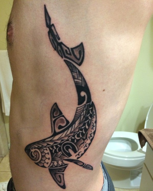 Charlie - Shark tattoo photo