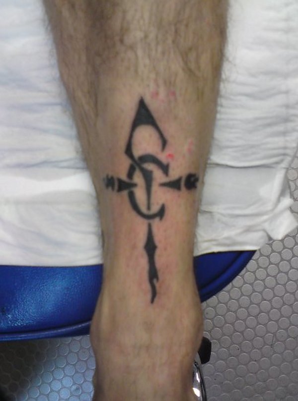 Craig - C Ankh tattoo