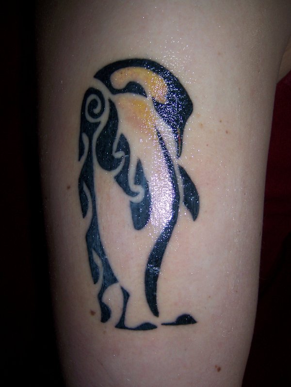 Jenna - Emperor penguin tattoo