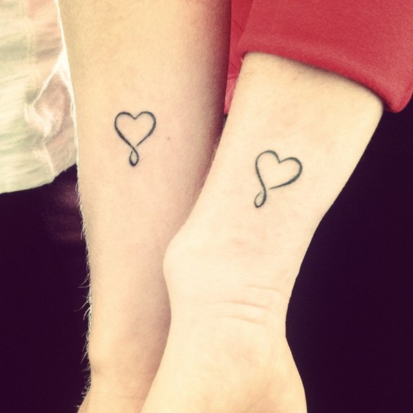 Josie - Infinity heart tattoo photo