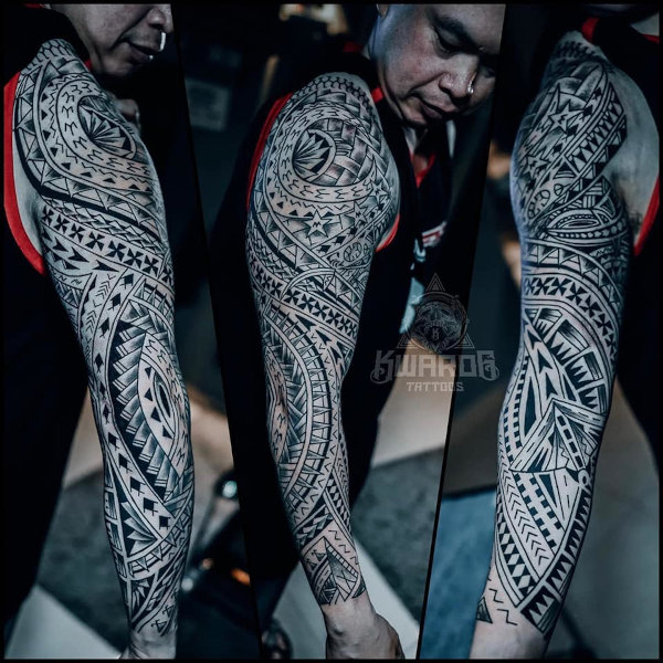 Jun - Masina sleeve tattoo photo