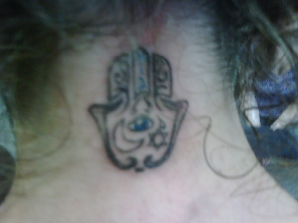 Kim - Hamsa tattoo photo