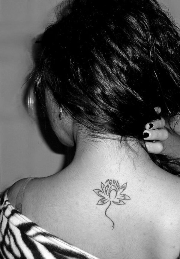 Laura - Lotus flower tattoo photo