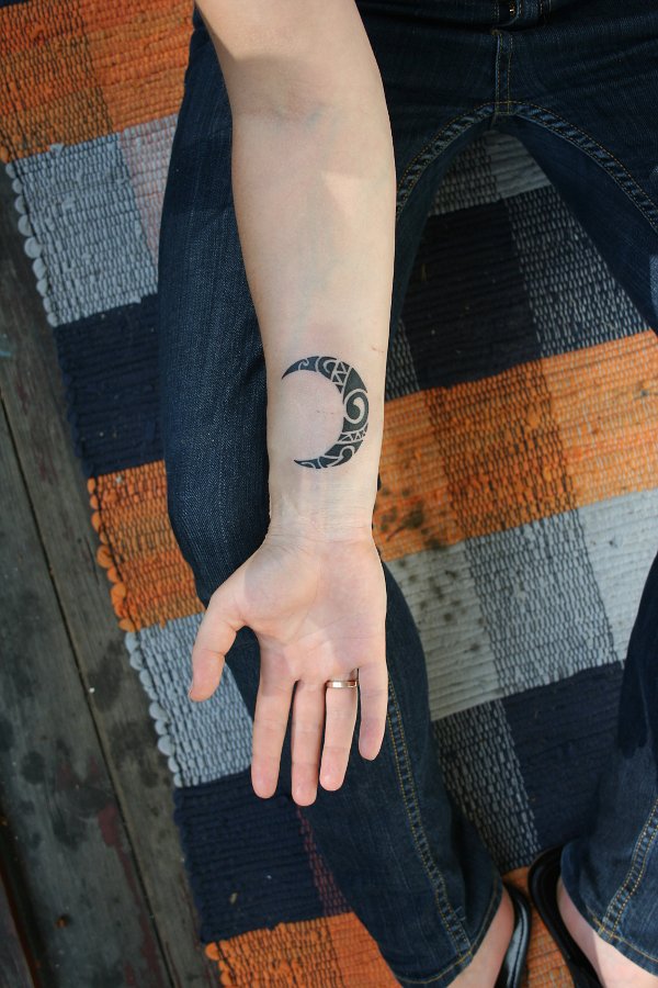 Madara - Maori moon tattoo photo