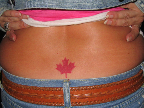 Giulia - Maple leaf tattoo