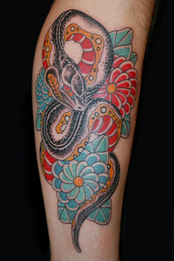 Mattia - Snake tattoo photo