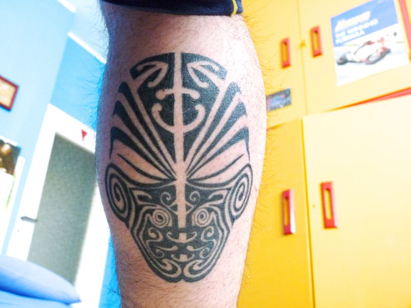 Mattia - Mask tattoo