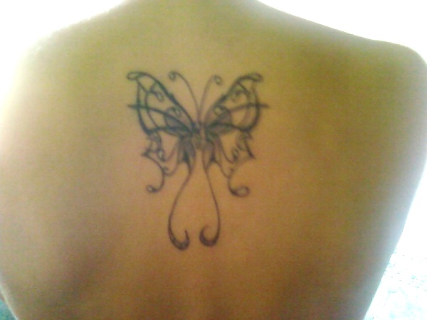 Natasha - Butterfly tattoo