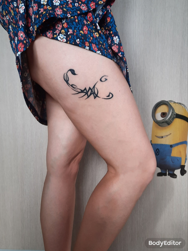 Oksana - Scorpion tattoo photo