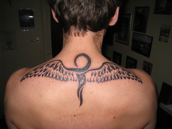 Paul - Winged ankh tattoo photo