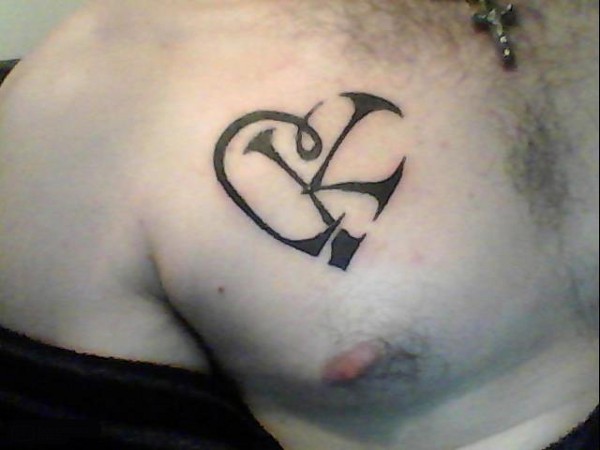 Pedro - C+K heart tattoo photo