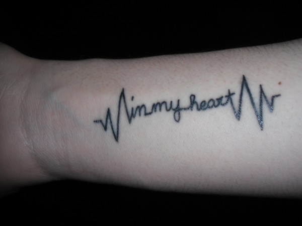 Samuele - Heartbeat tattoo