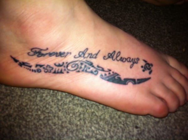 Sarah - Forever and always tattoo