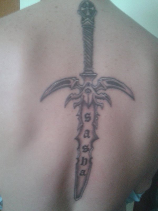 Sergio - sword tattoo