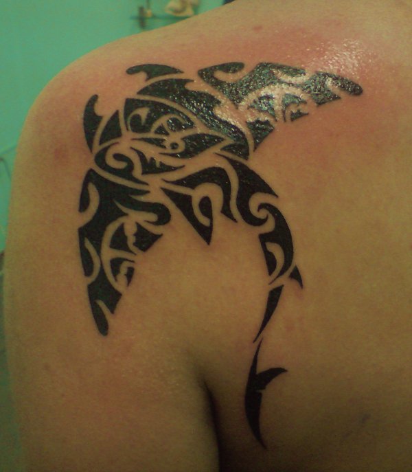 Sina - Manta Shark tattoo photo