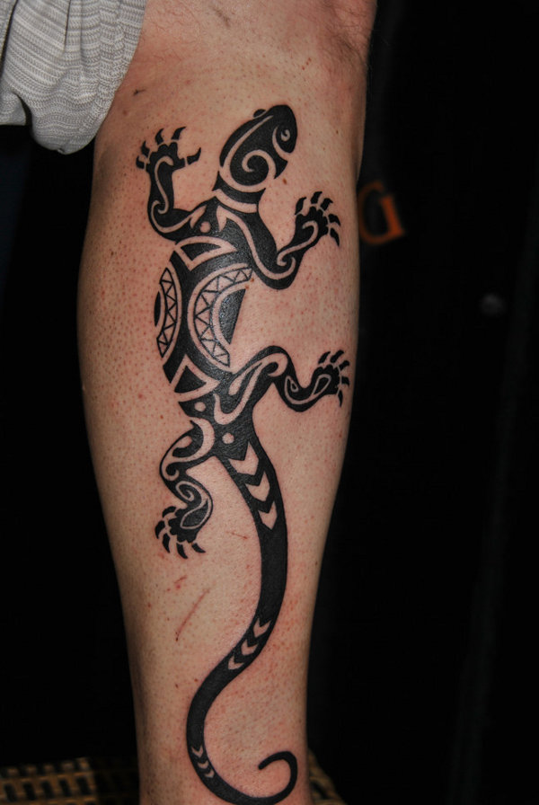 Tom - Lizard tattoo photo