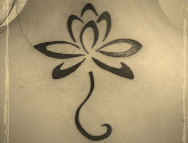 Viktoria - Lotus flower tattoo photo