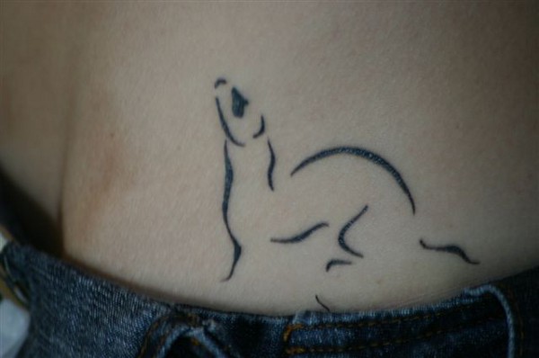 Viviana - ferret tattoo photo