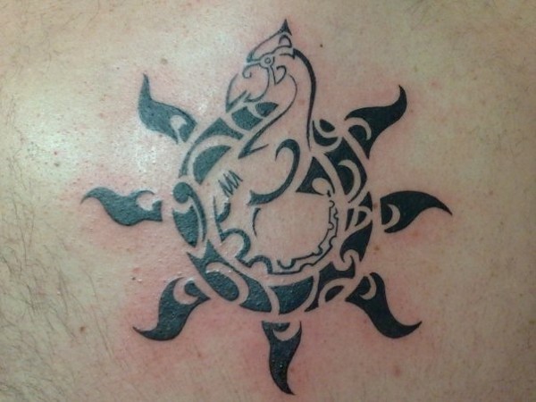 Gianluca - Sun Manaia tattoo